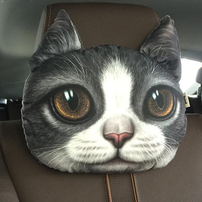 Almohada Reposacabezas para Auto - Diseño Gatos - Image 21