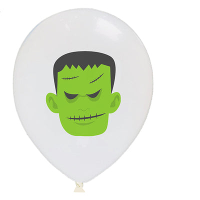 Juego de 10 Globos de Látex con Diseños de Halloween - Image 8