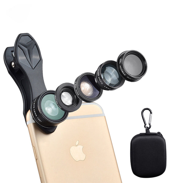 Kit de 5 Lentes para Móvil - Fotografía Profesional en tu Bolsillo