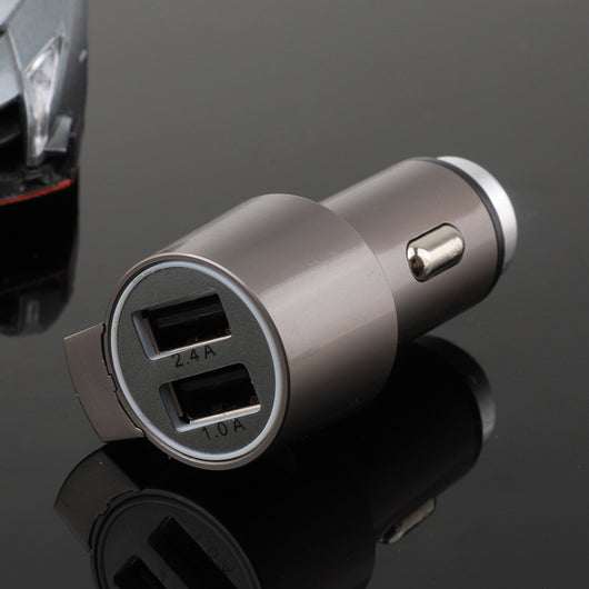 Cargador de Auto Dual USB 5V 2.4A con Cortador de Emergencia - Carga Rápida Inteligente - Image 4