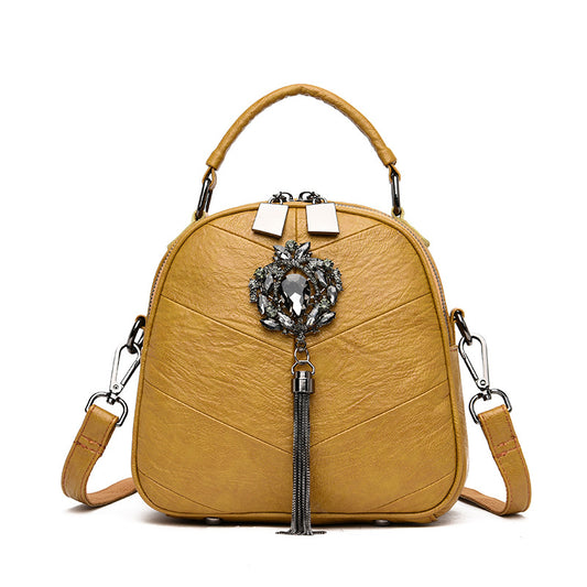 Bolso Bandolera Mujer Diamantes Brillantes Portátil Elegante - Image 2