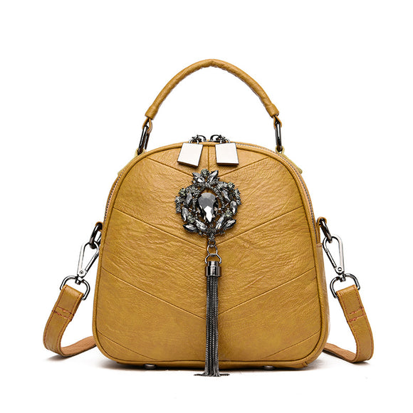 Bolso Bandolera Mujer Diamantes Brillantes Portátil Elegante