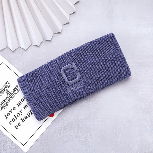 Banda para Cabello Tejida con Letra C Retro Net Red Estilo Minimalista - Image 7