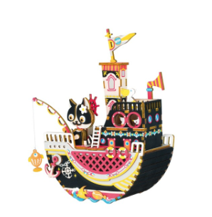 Caja de Música 3D Gatita Ballet - Puzzle de Madera Armable con Movimiento - Image 29