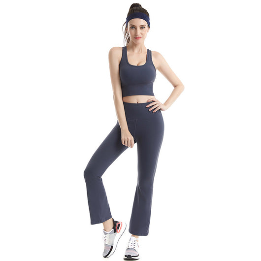 Pantalones Yoga Acampanados de Cintura Alta - Image 3