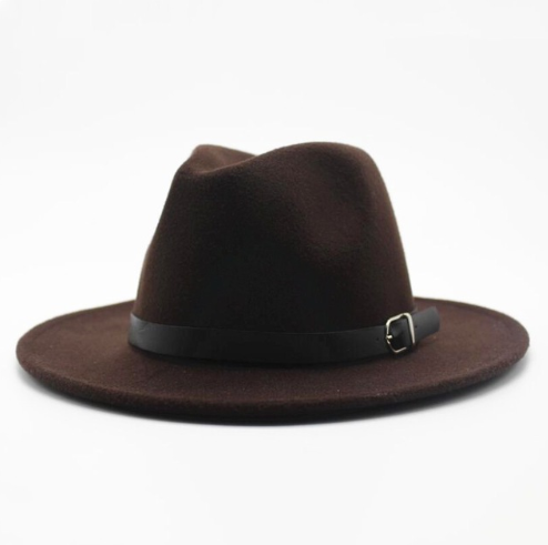 Sombrero de Lana Jazz Unisex - Estilo Clásico para Parejas - Image 6