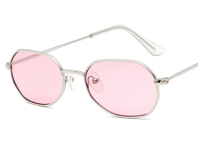 Gafas de Sol Poligonales Irregulares con Lente Marina Colorida para Hombre - Image 16