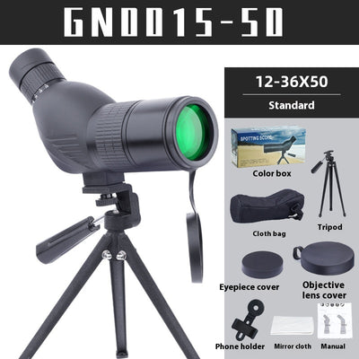 Telescopio Monocular 12-36x de Alta Definición para Observación de Aves - Image 6