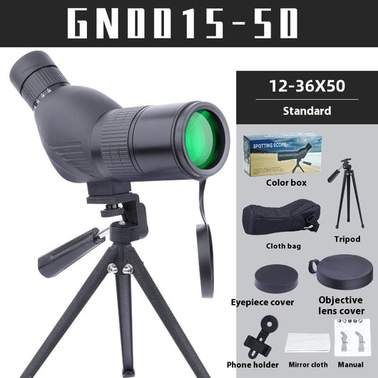 Telescopio Monocular 12-36x de Alta Definición para Observación de Aves - Image 6