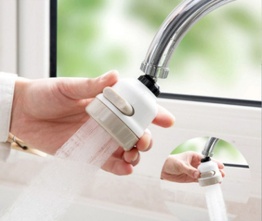 Potenciador de Flujo para Ducha y Grifo de Cocina con Filtro Antisalpicaduras