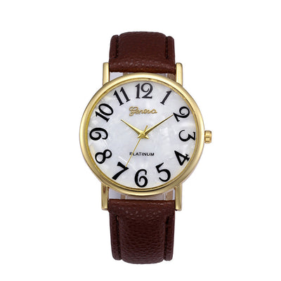 Reloj de Moda Ginebra con Esfera de Mármol - Unisex Casual - Image 4