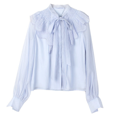 Blusa de Gasa Larga para Mujer - Image 5