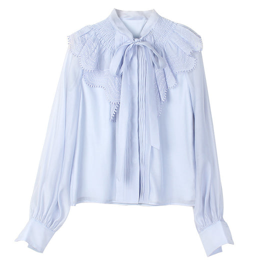 Blusa de Gasa Larga para Mujer - Image 5
