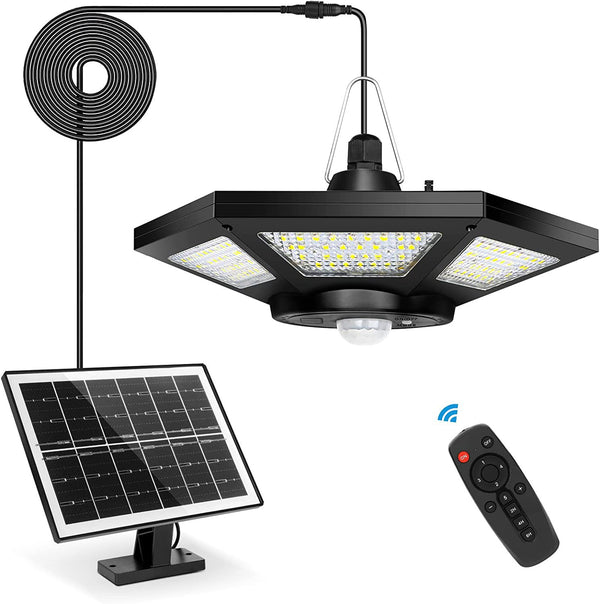 Lámpara Solar Colgante para Jardín, Patio y Garaje