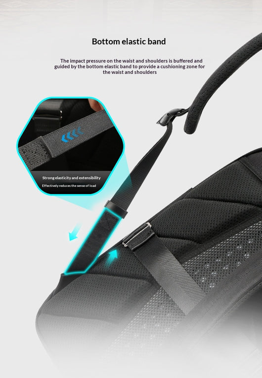 Mochila Ejecutiva Multifuncional para Hombre con Descarga de Peso - Image 19