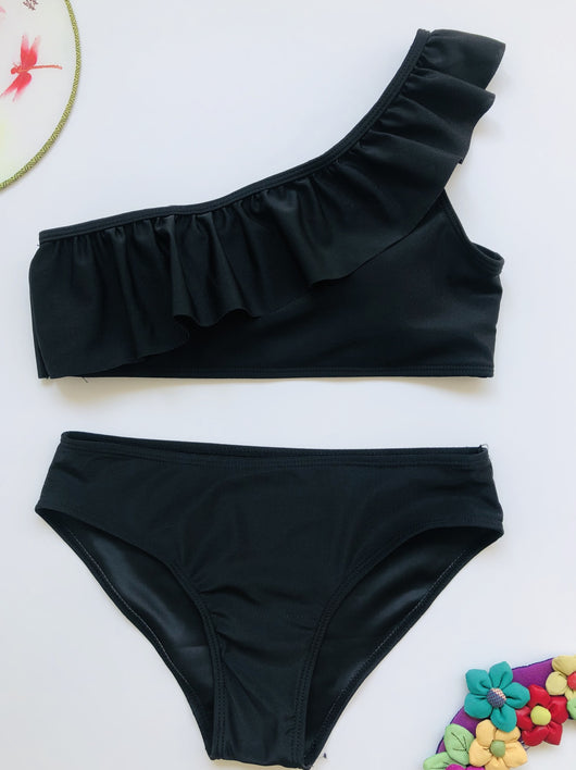 Traje de Baño Asimétrico con Abertura Lateral para Mujer - Image 2