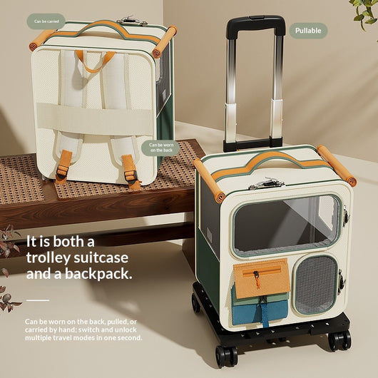 Transportín para Gatos Tipo Mochila con Capacidad Ampliada - Image 3