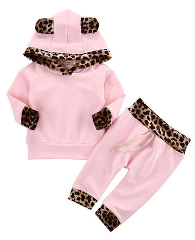Conjunto Infantil Estampado Leopardo - Moda Versátil para Niños