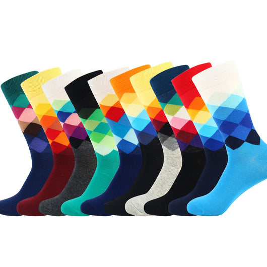 Calcetines Tubo Diamante para Mujer