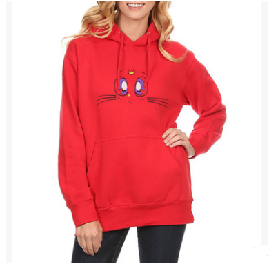 Sudadera con capucha y forro de terciopelo para mujer - Image 3