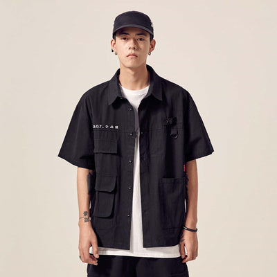 Camisa de Trabajo con Bolsillos de Herramientas