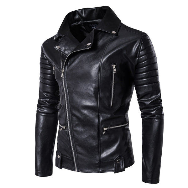 Chaqueta de Cuero para Motociclista