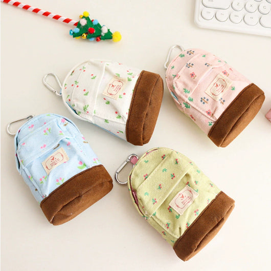 Monedero Coreano Mini Pastel - Bolsa de Cambio Adorable con Cierre de Broche