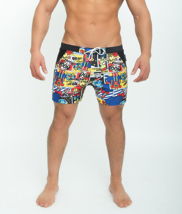 Bóxer de Baño Estampado Hombre Talla Grande - Cómodo y Versátil