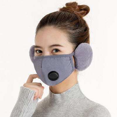 Mascarilla de algodón para mujer con válvula de respiración - Image 11