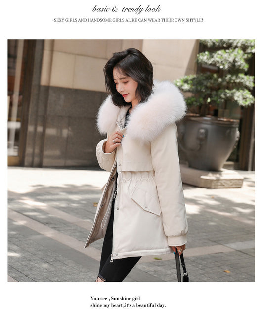 Abrigo Acolchado con Cuello de Piel Sintética - Parka Gruesa de Algodón - Image 25