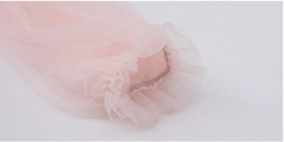 Vestido Infantil de Encaje y Malla Bordada - Image 14