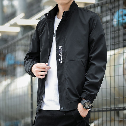 Chaqueta Casual Estilo Béisbol para Hombre - Diseño Moderno y Versátil