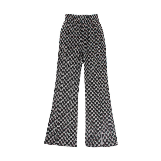 Pantalón Cintura Alta con Letras Estampadas y Aberturas - Image 10