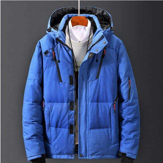 Chaqueta Cortavientos Impermeable para Hombre - Abrigo Deportivo de Invierno - Image 2