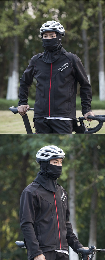 Light pink balaclava made from spandex/Lycra, designed for warmth and wind protection during winter outdoor activities. - Image 22