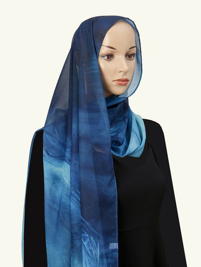 Pañuelo Protector Solar Estampado Acuarela - Diseño Otoño Verano - Image 11