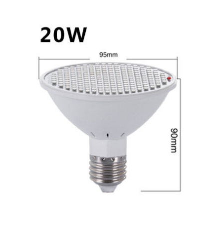 Lámpara LED de Cultivo Rojo-Azul para Plantas de Interior y Invernadero - Image 7