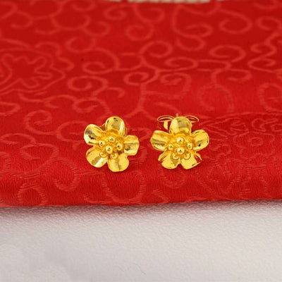 Aretes Chapados en Oro 24K - Joyería Euro Gold Elegante - Image 5