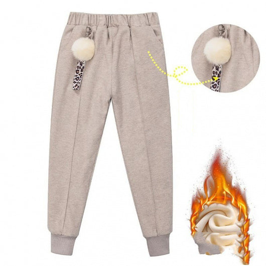 Pantalones Infantiles de Algodón y Lana para Niños Grandes - Image 3