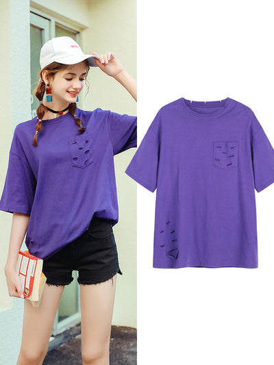 Camiseta Desgarrada Estilo - Image 2