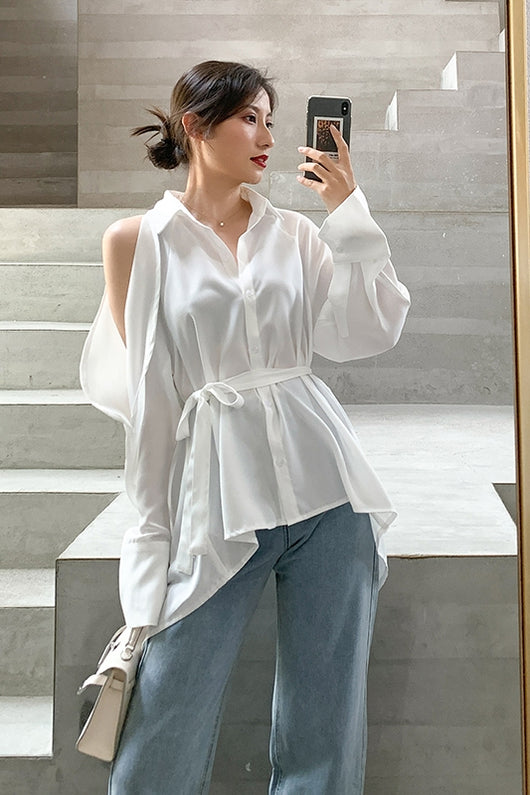Blusa Blanca de Diseño Exclusivo para Mujer - Image 6