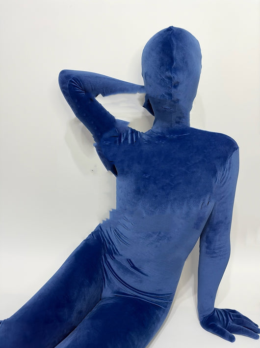 Medias Ajustadas Azul Stretch con Textura Suave - Image 6