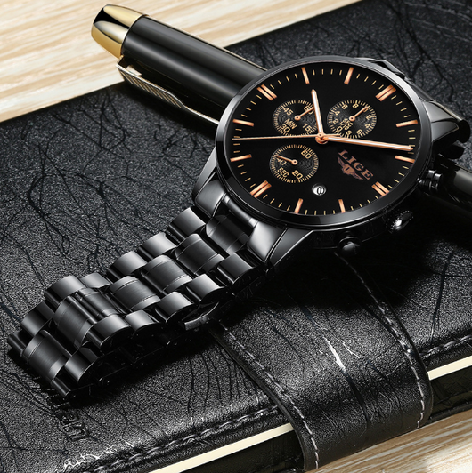 Reloj de Cuarzo Multifuncional para Negocios - Image 8