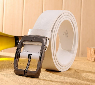 Cinturón de Cuero Premium para Hombre con Hebilla de Pasador - Image 9