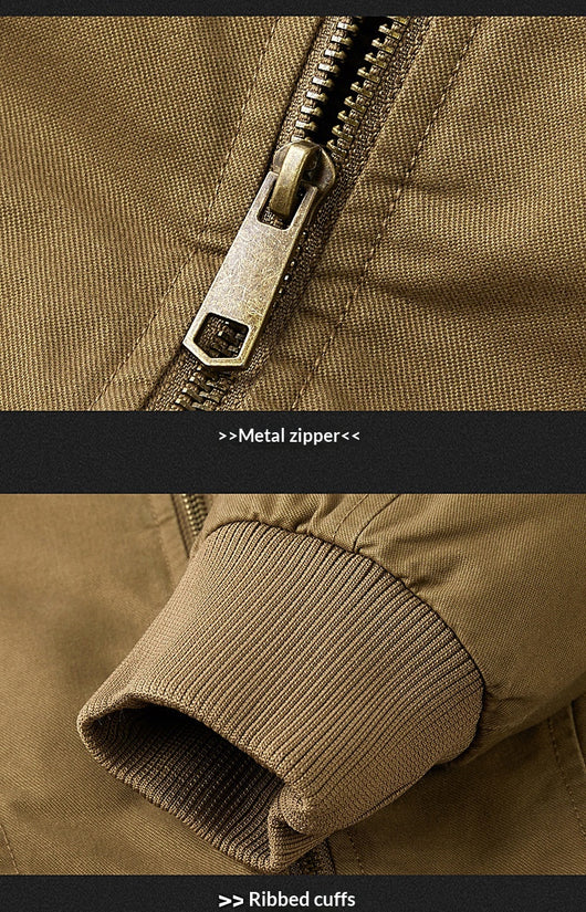 Abrigo Oversize Forrado en Polar para Hombre Talla Grande - Image 19