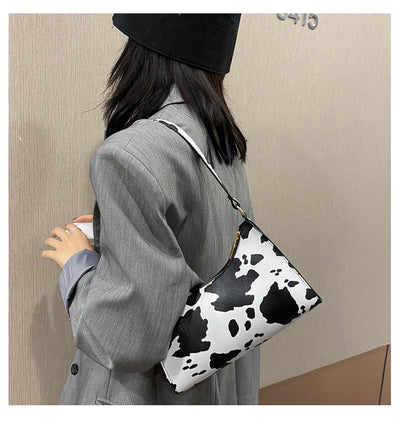 Bolsa Axilar Estampado Leopardo Vaca - Image 4