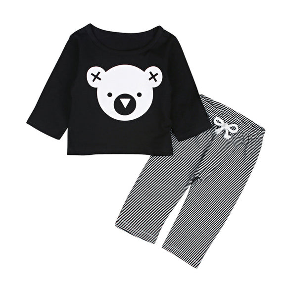 Conjunto Infantil Koala Pantalón Rayas - Dos Piezas