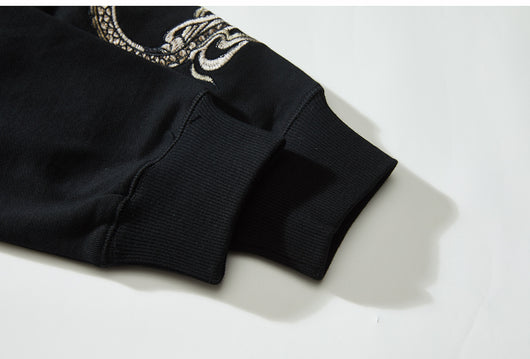 Chaqueta Suelta Estilo Chino con Bordado en Poliéster para Hombre - Image 11