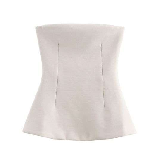Top Reversible Doble Tela para Mujer - Estilo Europeo y Americano - Image 4