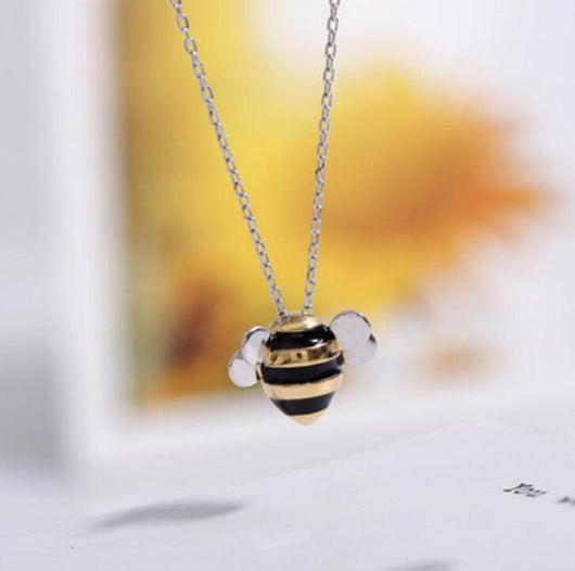 Collar Colgante Abeja Adorable Estilo Coreano Personalidad Creativa Mujer - Image 2